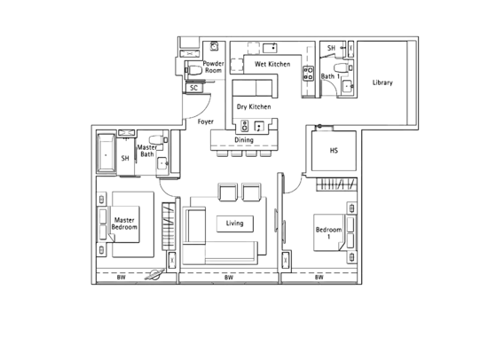 The Holland Collection - Floor Plan