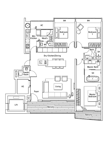 The Holland Collection - Floor Plan
