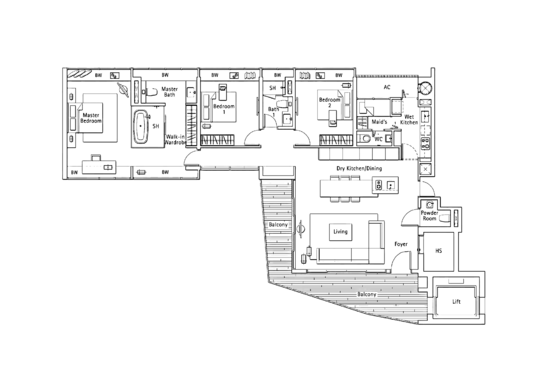 The Holland Collection - Floor Plan