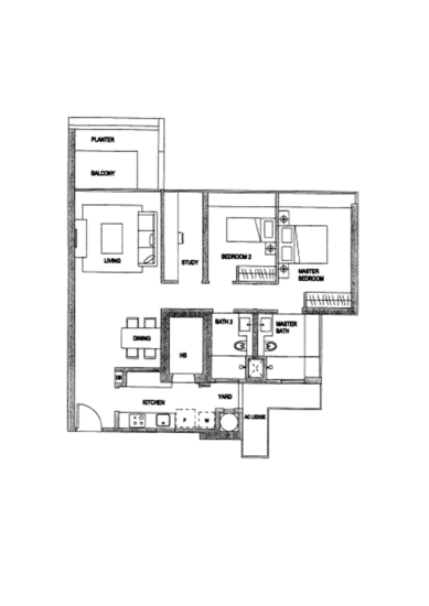 The Minton - Floor Plan