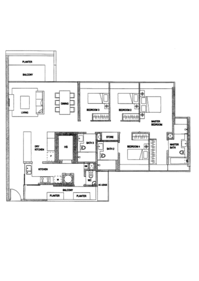 The Minton - Floor Plan