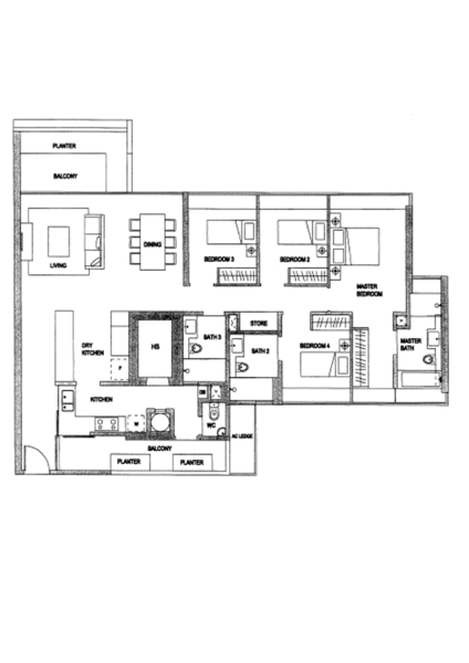 The Minton, 147 Hougang Street 11, 4 Bedrooms, 1,658 sqft, Condominium For Rent, by Fion Lin, 500058967 - PropertyGuru.com.sg