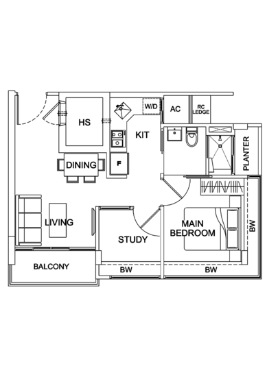 Suites De Laurel - Floor Plan