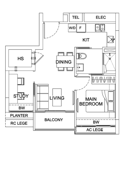 Suites De Laurel - Floor Plan
