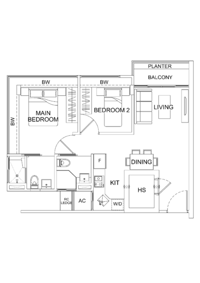 Suites De Laurel - Floor Plan