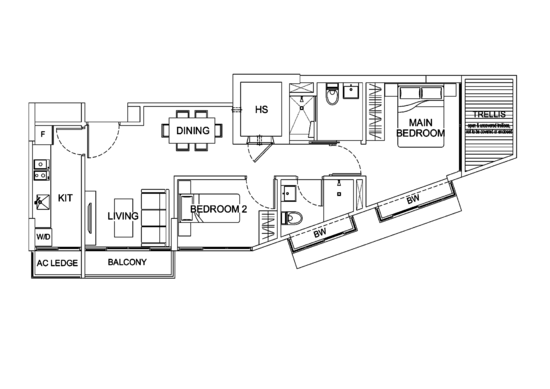 Suites De Laurel - Floor Plan