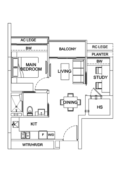 Suites De Laurel - Floor Plan