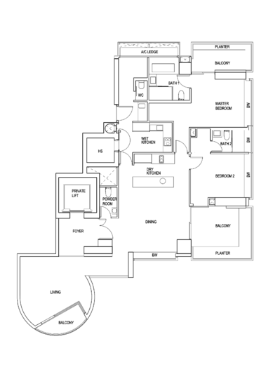 Skyline @ Orchard Boulevard - Floor Plan