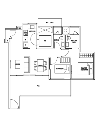 The Scala @ Lorong Chuan - Floor Plan