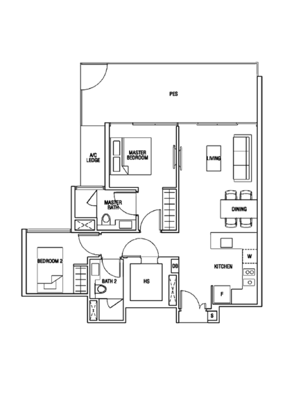 The Scala @ Lorong Chuan, 132 Serangoon Avenue 3, 2 Bedrooms, 958 sqft, Condominium For Sale, by Kayla Chong, 500223522 - PropertyGuru.com.sg