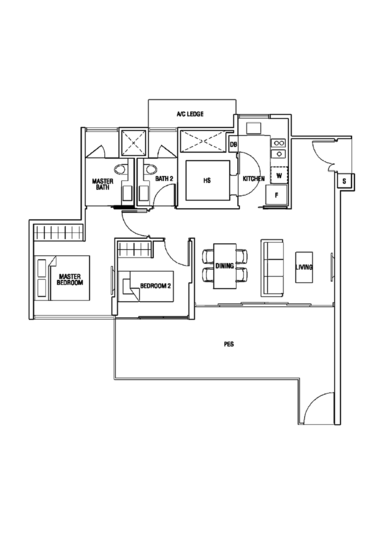 The Scala @ Lorong Chuan - Floor Plan