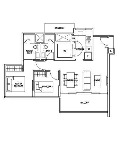 The Scala @ Lorong Chuan - Floor Plan