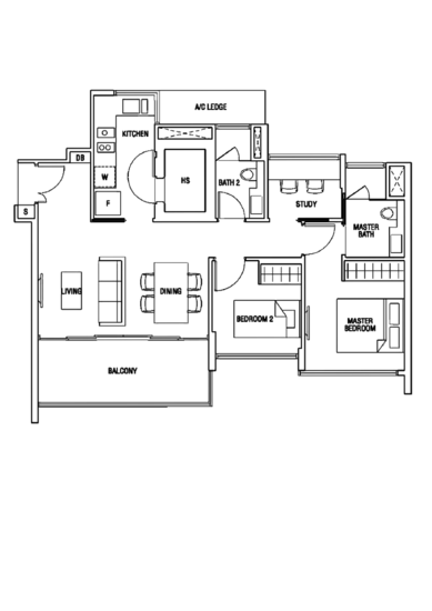 The Scala @ Lorong Chuan - Floor Plan