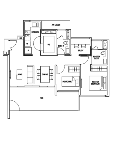 The Scala @ Lorong Chuan - Floor Plan