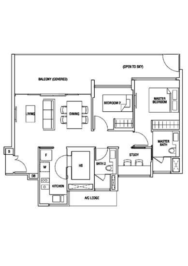 The Scala @ Lorong Chuan - Floor Plan