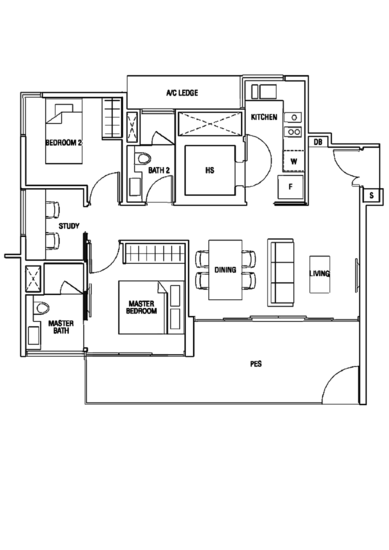 The Scala @ Lorong Chuan - Floor Plan