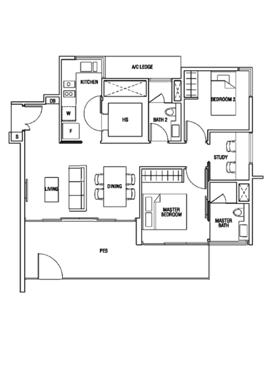 The Scala @ Lorong Chuan - Floor Plan