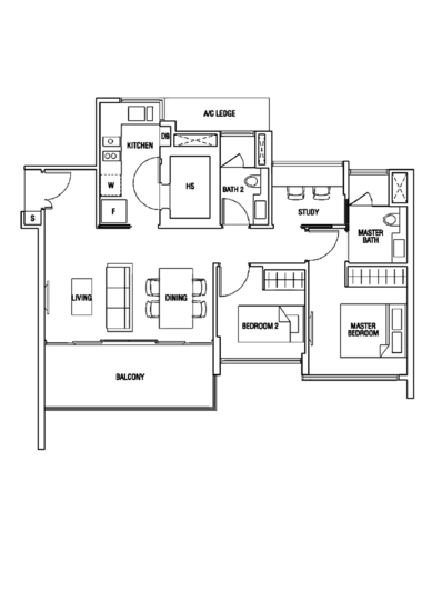 The Scala @ Lorong Chuan - Floor Plan
