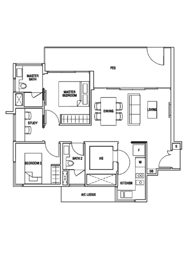 The Scala @ Lorong Chuan - Floor Plan