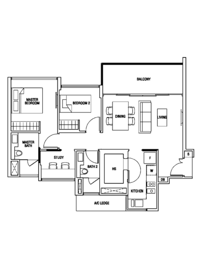 The Scala @ Lorong Chuan - Floor Plan