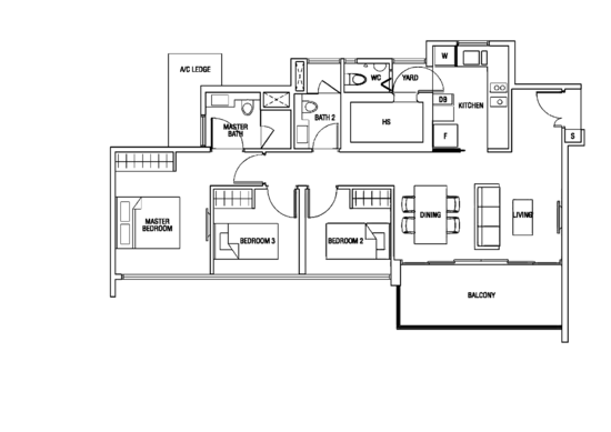 The Scala @ Lorong Chuan - Floor Plan