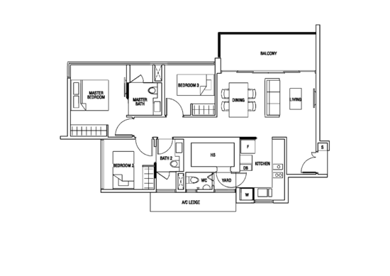 The Scala @ Lorong Chuan - Floor Plan