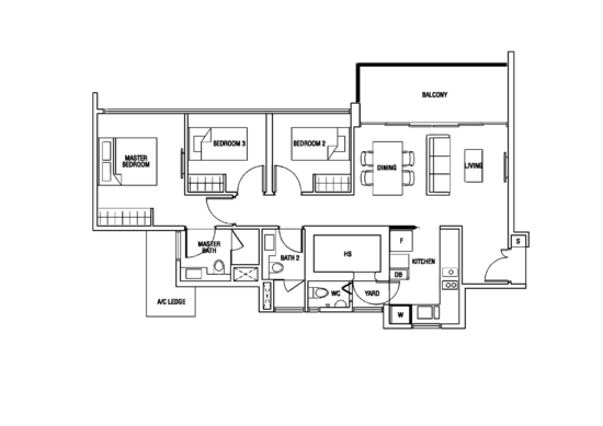 The Scala @ Lorong Chuan - Floor Plan