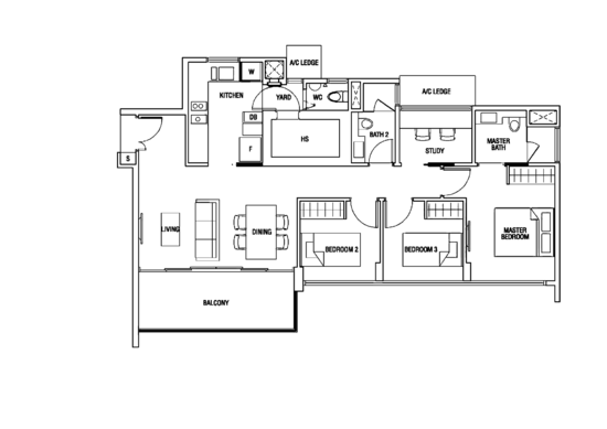 The Scala @ Lorong Chuan - Floor Plan
