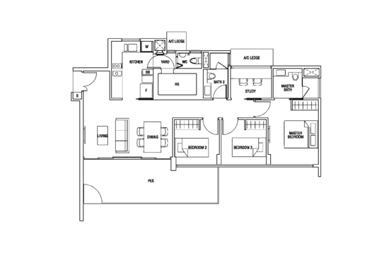 The Scala @ Lorong Chuan - Floor Plan