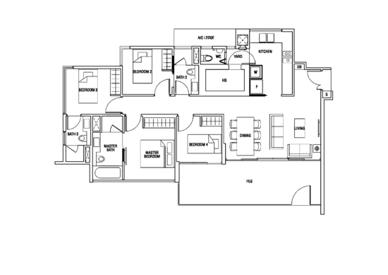 The Scala @ Lorong Chuan - Floor Plan