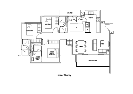 The Scala @ Lorong Chuan - Floor Plan