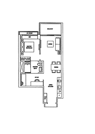 Waterfront Gold - Floor Plan