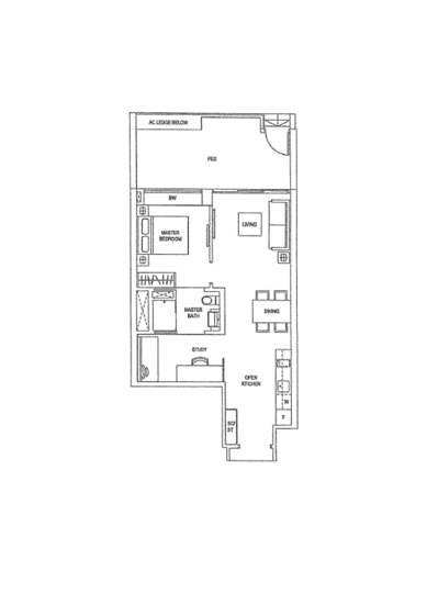 Waterfront Gold - Floor Plan