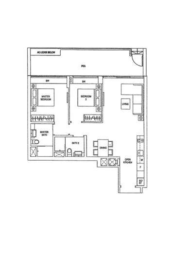 Waterfront Gold - Floor Plan