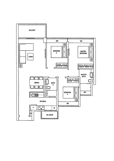 Waterfront Gold - Floor Plan
