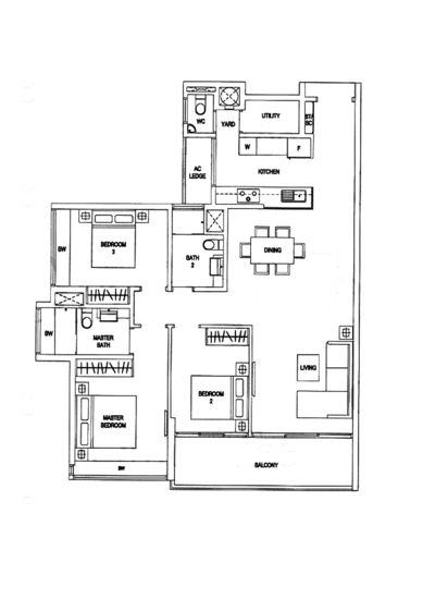 Waterfront Gold - Floor Plan