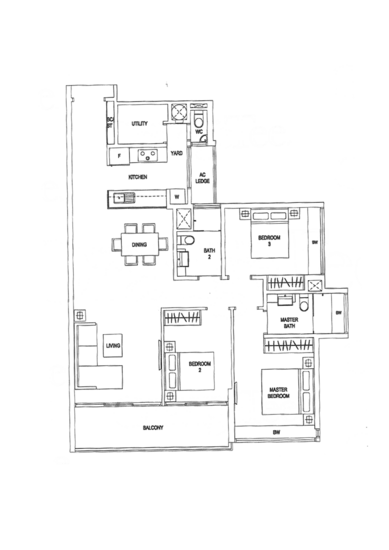 Waterfront Gold - Floor Plan