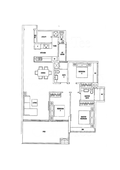 Waterfront Gold - Floor Plan