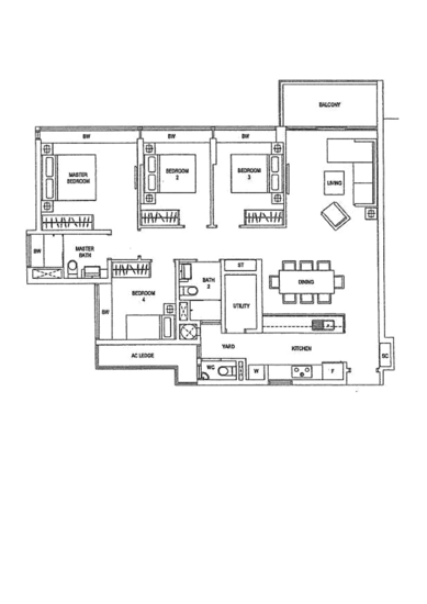 Waterfront Gold - Floor Plan