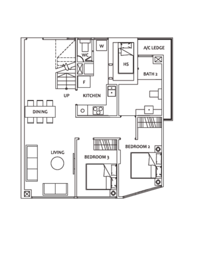 Stevens Suites - Floor Plan