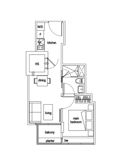 Loft @ Nathan - Floor Plan