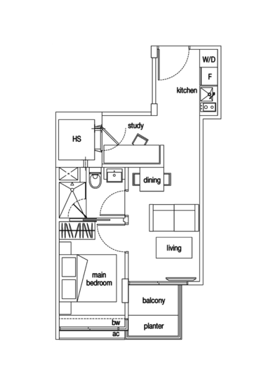 Loft @ Nathan - Floor Plan