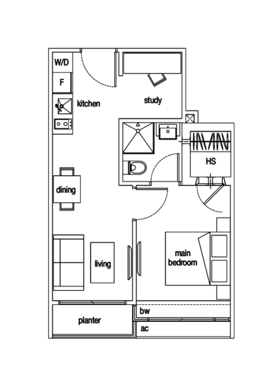 Loft @ Nathan - Floor Plan