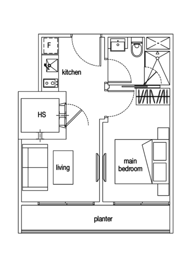 Loft @ Nathan - Floor Plan