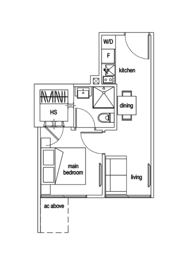 Loft @ Nathan - Floor Plan
