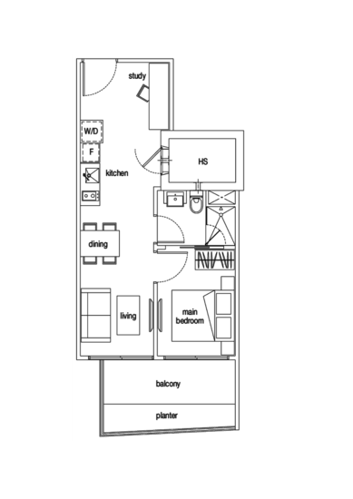 Loft @ Nathan - Floor Plan