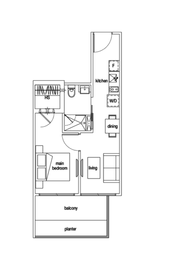 Loft @ Nathan - Floor Plan