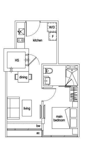 Loft @ Nathan - Floor Plan