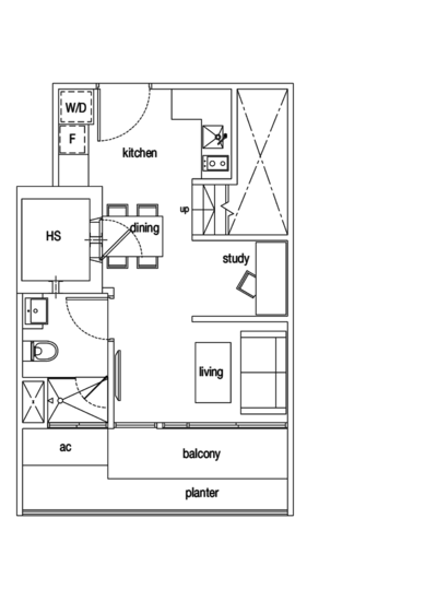 Loft @ Nathan - Floor Plan