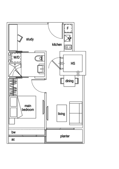 Loft @ Nathan - Floor Plan